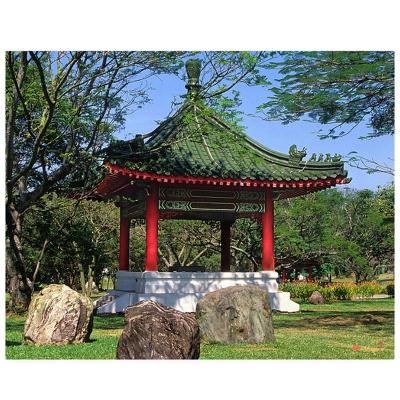 China Gazebo de madera del pabellón del jardín del pabellón los 2.6m del estilo chino de la casa prefabricada de los cenadores en venta