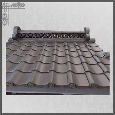 Cina Tempio spesso tradizionale Matt dell'hotel di Clay Japanese Roof Tiles 2mm in vendita