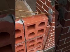 breeze block installation