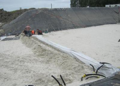 Китай Игла пробила Nonwoven штапельное волокно ткани Geotextile в строительстве дорог продается