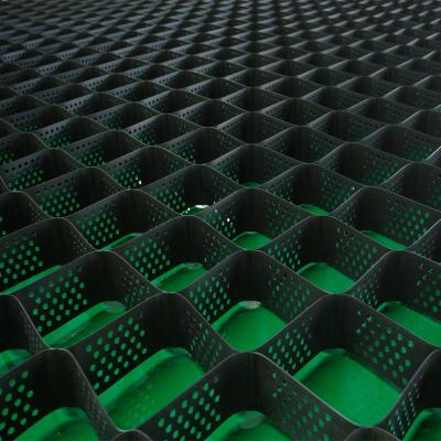 中国 Hdpe Geocell Geo Cell Ground Enhancement Cellular System Gravel Grid Driveway Gravel Stabilizer 販売のため