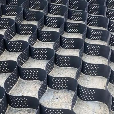 China Honeycomb Gravel Stabilizer Driveway Retaining Wall Geocell 330mm ASTM Standard for sale