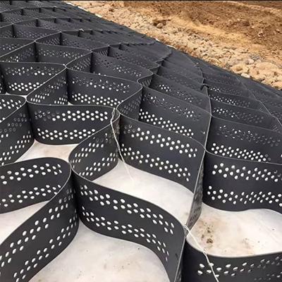 China Soil Reinforcement Geogrid And Black Plastic Geocell With HDPE Material For Slope protection zu verkaufen