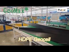 textured and perforated hdpe geocell ground enhancement cellular system geo cell