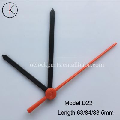 China Wall Clock 84mm Sword Shape Clock Hands / Plastic Clock Arms for sale