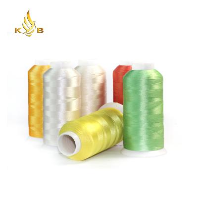 China 2020 Sustainable New Arrival 120D/2 100% Polyester Embroidery Thread For Embroidery Machine for sale