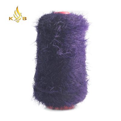 China We can supply more factory wholesale soft nylon yarn mink hairy feather yarn for sweater for sale