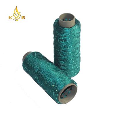 China Fancy Yarn 2021 Sequin Yarn Abrasion-Resistant Polyester Yarn For Knitting And Crocheting for sale