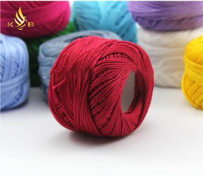 China Mercerized High Tenacity Crochet Yarns And Cotton Yarn for sale