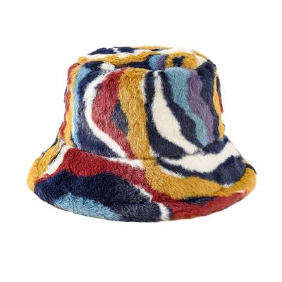 China 2021 Character Fashion Tie Dye Bucket Hat Winter Multic Color Colorful Fisherman Hat Custom Logo for sale