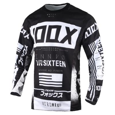 China Customade 360 ​​Flight Customade 360 ​​Long Sleeve Motocross Anti-UV Cycling Jersey MX Dirt Bike Offroad Cycling Black Clothes Men for sale