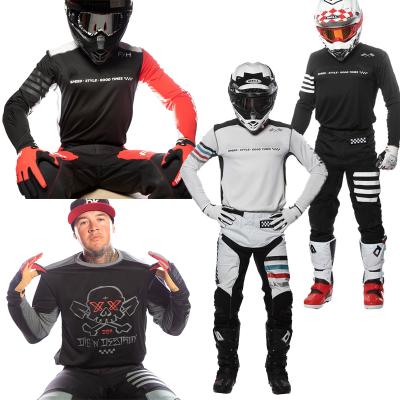 China Anti-UV motocross racing gear set Flexair mach tank top pants mountain bicycle off-road men's kits motorcycle suit for sale