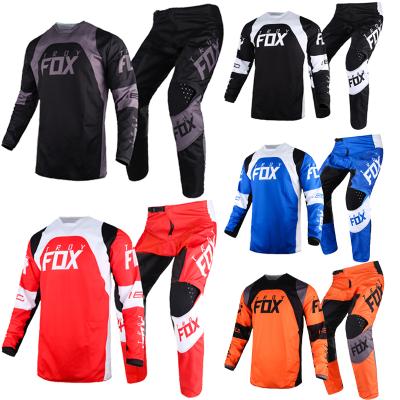 China Men's Orange Trice Lux Gear Set Motocross Racing MX MTB Bike Kits MX MTB Bike Kits Off-Road Moto Suit Anti-UV 180 for sale