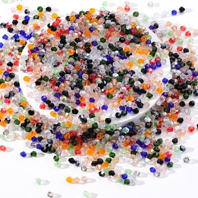 China OEM/ODM 4mm Crystal Faceted Glass Beads Faceted Seed Beads Crystal Beads For DIY Jewelry Making for sale