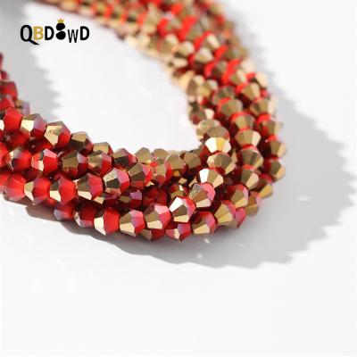 China 4mm Faceted Crystal New Crystal Beads Seed Beads Water Drop Stained Glass Beads For DIY Jewelry Making for sale