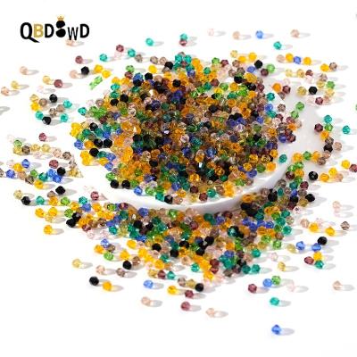 China Crystal New 4mm Faceted Crystal Beads Seed Beads Glass Beads For DIY Jewelry Making for sale