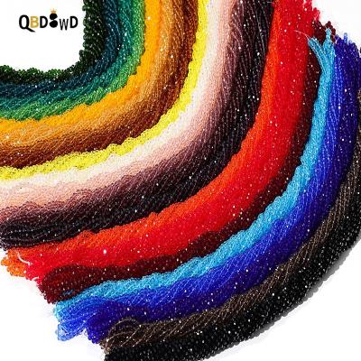 China OEM/ODM Crystal 1/2/3/4/6/8mm AB Color Multifaceted Seed Beads Crystal Beads DIY Glass Loose Beads for sale