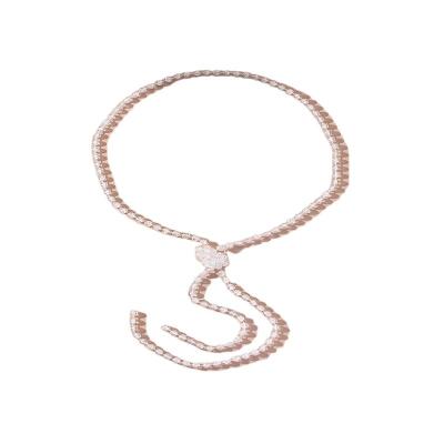 China High Quality Durable Best Fashion Jewelry Rope Chain Necklace Meteor Shower Necklace for sale