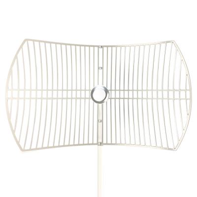 China Base Station Tether Extend High Gain 2.4GHz External Base Station Antenna Pole Fixed Mount Outdoor 2.4G MIMO Directional Parabolic Grid Antenna for sale