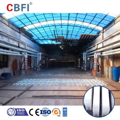 Cina R507/R404a/R507 Frigorifero 60 tonnellate Macchina a blocchi di ghiaccio per raffreddamento e congelamento in vendita