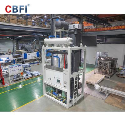 China 1 Ton Low Noise restaurante occidental de 22/28/35 milímetro Crystal Ice Tube Machine For en venta