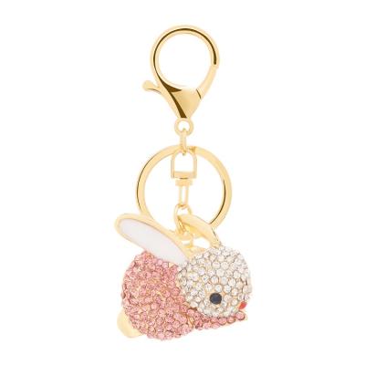 China Hot Products Popular Trending Key Chain Rabbit Baby Key Chain Logo Custom Animal Keychains for sale