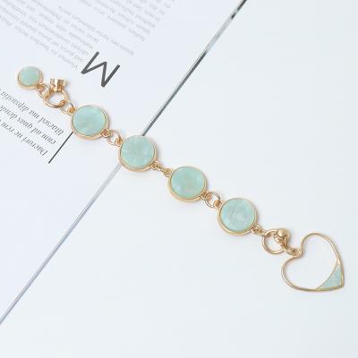 China Popular Manufacturer Heart Wholesale Jewelry Bracelet Fine Accessories Phone Accessories Screw Buckle for sale