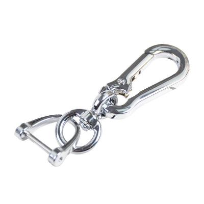 China Wholesale D-shaped simple creative popular mountaineering horseshoe key chain car event gift gift spot main pendant for sale