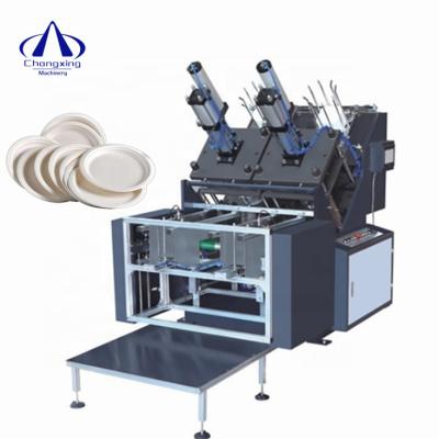 China Indiancurency Paper Industry Hydraulic Disposable Biodegradable Brown Paper Plate Machine Price List for sale