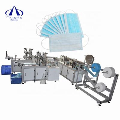 China Factory Disposable Non Woven Ear Loop Face Mask Flat Folding Welding Making Maker Machine for sale