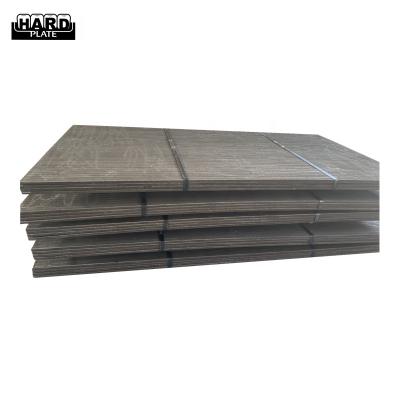 China Mining; metallurgy; electric power; cement HARD PLATE Brand Hot Sale Finely Processed Wear Resistant Hardfacing Steel Plate for sale