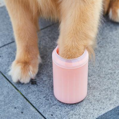 China Viable Silicone Pet Foot Washing Machine Supplies Soft Claw Cup Soft Dog Washing Device for sale