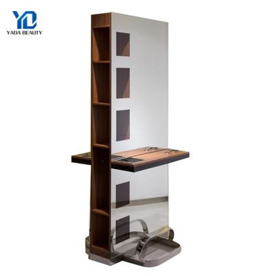 China Custom cheap hair station hair station barber mirror station wholesale high quality durable material for sale