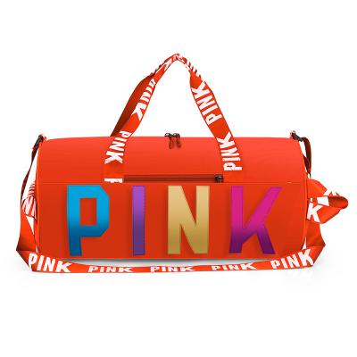 China Eco-Friendly Men Spend Mala De Viagem Waterproof Weekender Overnight Duffel Bag Pink Travel Duffel Bag Women Sports Gym Travelbags DA for sale