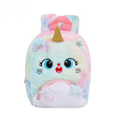 China Other Kid Unicorn Plush Backpack Big Eyes Backpack Girls Schoolbag Schoolbags for sale