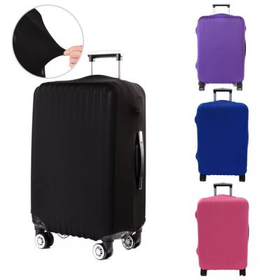 China Eco-friendly Polyester Custom Travel Luggage Protector Cover Protective Luggage Cover for sale