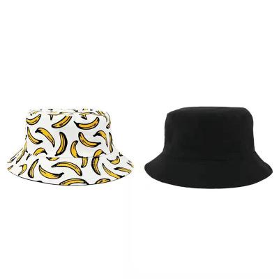 China Wholesale Picture Pattern Cotton Print Above Bucket Hats With Logo for sale