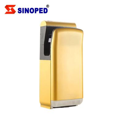 China 360 Grade Rotating Stainless Steel Golden White Automatic Fast Drying Electric Hand Dryer à venda