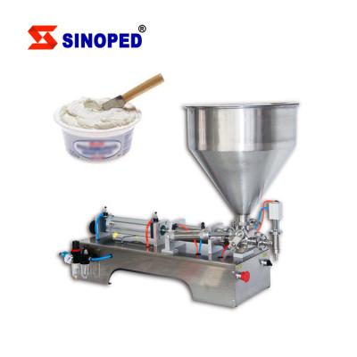 China Food Semi Automatic Liquid Filling Machine and Manual Dough Filler Honey Factory Price Te koop