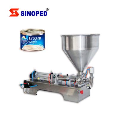 China Small Pneumatic Two Heads Food Soda Detergent Mineral Water Drink Filler Liquid Filler zu verkaufen