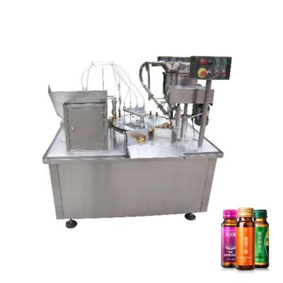 China food & Beverage factory automatic perfume, nail polish, eye drops, oral liquid small size bottle filling and capping Te koop