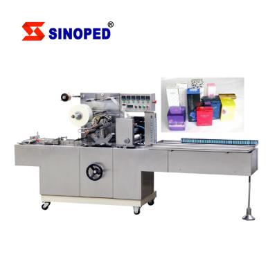 Chine Beverage Favorable Price Automatic Cellophane Wrapping Machine For Small Carton Boxes With Cellophane Bopp Film à vendre