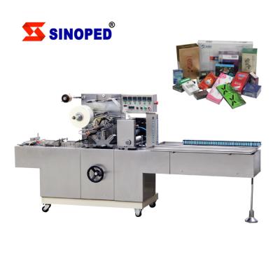 Chine Beverage Automatic Condom Box Cosmetic Bopp Film Cellophane Wrapping Machine à vendre