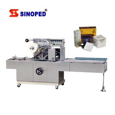 Chine Automatic Beverage Hob Wrap Cellophane Machine Scent Bottles Gift Packaging Boxes Box Cellophane Wrapping Machine à vendre