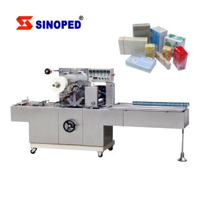 Chine Beverage Factory Clear Film Cellophane Overwrapping Wrapping Machine For 3d Carton Box à vendre