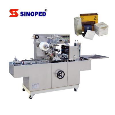 Chine Automatic Beverage Cellophane Wrapping Machine for Throat Sugar Boxes Packing Lipstick Perfume Chocolate Machine à vendre