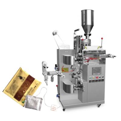 China Inner bag with wire and fully automatic tea bag filter label high speed inner and outer price packing machine for sale