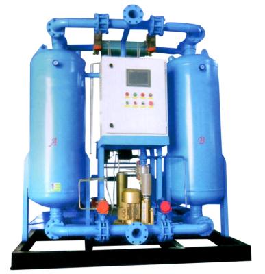 China Plant Airstone Adsorption 14m3/min Heatless Type Air Desiccant Dryer For Screw Compressor System for sale