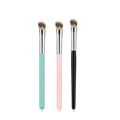 China Angular Blush Blue Eye Shadow Brush High Quality With Private Label Eye Makeup Brushes Eyeshadow Blending Brush for sale