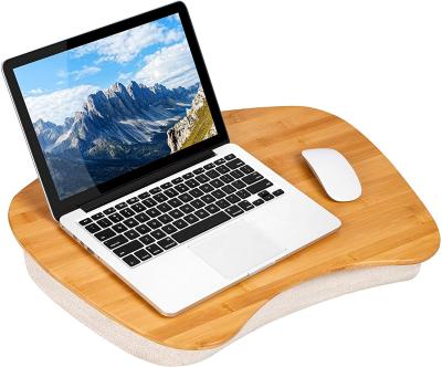 China Portable Portable Bamboo Lap Desk - made of natural bamboo - fits up to 17.3 inch laptops for Studying&Working for sale